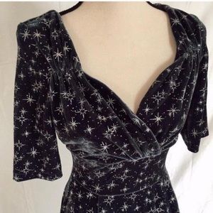 Vintage velvet dress